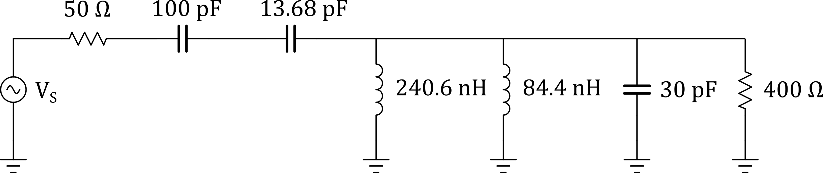 L Network with Complex Loads Matching Network