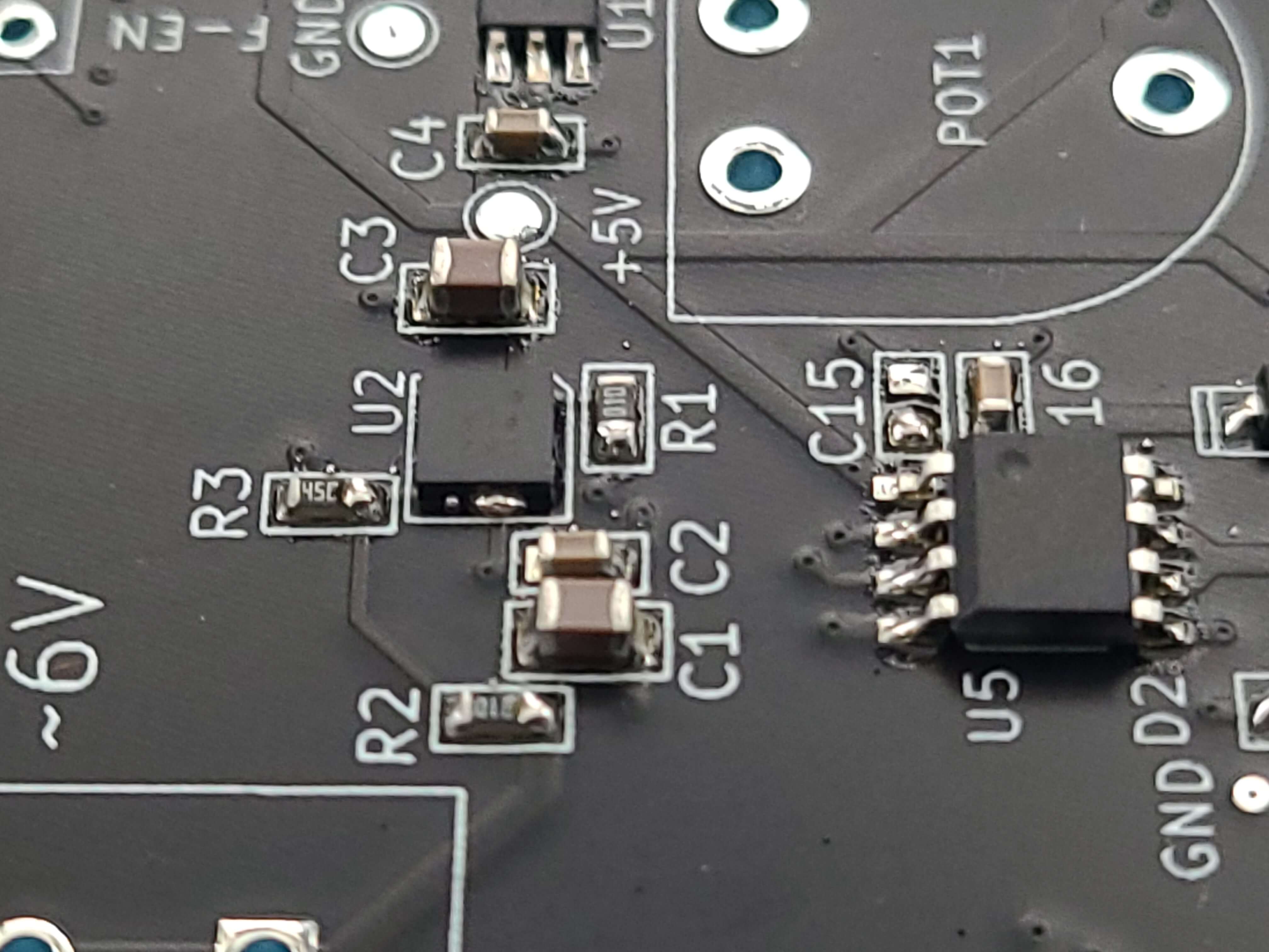 Reflow Soldering 1st Attempt Image 2