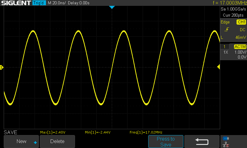 Max Frequency Output